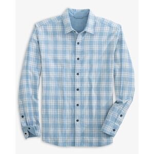 Southern Tide Men's Melbourne‎ Reversible Plaid Flannel Button Down Shirt Size L